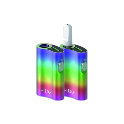 قابل للتعديل الجهد الكهربائي CBD VAPE بطارية معدنية منحنية الغرفة سخن 550mah 4.2V