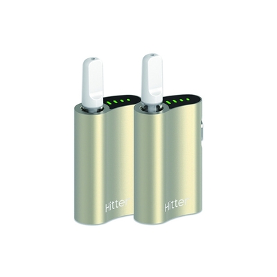 قابل للتعديل الجهد الكهربائي CBD VAPE بطارية معدنية منحنية الغرفة سخن 550mah 4.2V