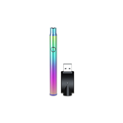 قم بتسخين بطارية CBD Vape USB قلم VAPE سريع التواء السفلية لـ 510 عربة