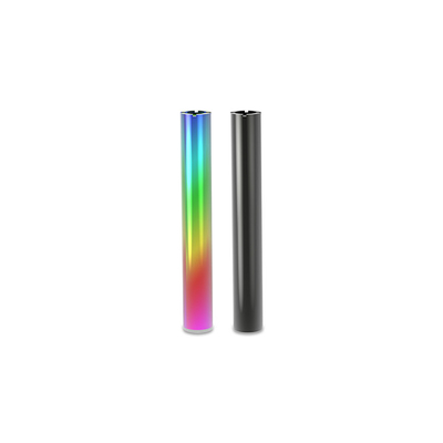 قوس قزح النحيف بدون أزرار سخن بطارية VAPE 350mah Micro USB Charge